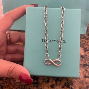 Tiffany & Co infinity necklace